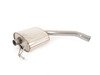 ES#2827372 - SSXAU243 - Cat-Back Exhaust System - Resonated - 2.76" stainless steel with dual GT100 polished tips - Milltek Sport - Audi