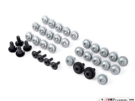 ES#2569432 - B7FNDRHRD - Front Fender Hardware Kit - Priced Each - Hardware kit for one front fender - Assembled By ECS - Audi
