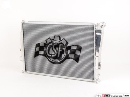 ES#2992660 - 7058 - E46 M3 High Performance Aluminum Radiator - Ultra-efficient dual-core, triple-pass radiator from the leader in E46 M3 cooling. Cooler engine temps mean more power and longer life of engine components. - CSF - BMW