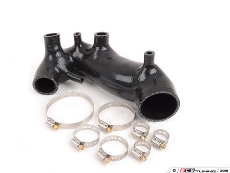 ES#3134120 - 011204ECS02 - Silicone Turbo Inlet Hose - Flexible silicone smooths the intake tract & hinders collapsing. The ultimate in durability! - ECS - Audi Volkswagen