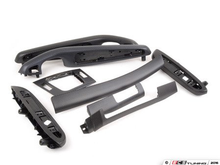 ES#2602914 - 51417902873KT - Interior Trim Kit - Black Cube - Give your interior a visual upgrade with this eight piece kit - Genuine BMW - BMW