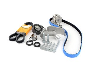 ES#3098283 - T306RBKT - Timing Belt Kit - Ultimate - A kit which include all the necessary timing components and seals. Featuring ECS Heavy Duty Cast Aluminum Thermostat Housing! - Assembled By ECS - Volkswagen