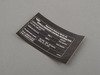 ES#1877290 - 71227604092 - LABEL  EXHAUST EMISS - Genuine MINI - MINI