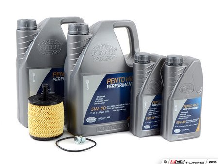 ES#8138 - 07z115562-3kkt - Oil Service Kit - Includes Genuine oil filter and Pentosin 5w-40 oil - Assembled By ECS - Volkswagen