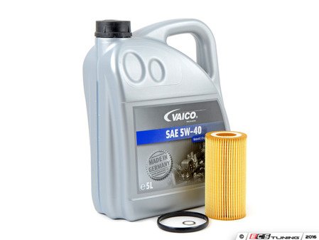 ES#3138965 - mk520tecoKT -  Economy Oil Service Kit - Only the essentials to perform an oil service. Includes German Made Vaico oil that meets VW 502.00 & 505.00 standards - Assembled By ECS - Audi Volkswagen