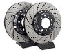 ES#3046851 - 000505ECS01AKT4 - Performance Front & Rear Brake Service Kit - (NO LONGER AVAILABLE) - Featuring front and rear ECS 2-piece semi-floating cross drilled and slotted rotors and ECS EP24 Enthusiast Performance pads - Assembled By ECS - 