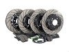 ES#3046851 - 000505ECS01AKT4 - Performance Front & Rear Brake Service Kit - (NO LONGER AVAILABLE) - Featuring front and rear ECS 2-piece semi-floating cross drilled and slotted rotors and ECS EP24 Enthusiast Performance pads - Assembled By ECS - 