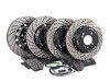 ES#3046853 - 000505ECS02KT5 - Performance Front & Rear Brake Service Kit - Featuring front and rear ECS 2-piece semi-floating cross drilled and slotted rotors and ECS EP24 Enthusiast Performance pads - Assembled By ECS - BMW