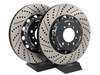 ES#3046853 - 000505ECS02KT5 - Performance Front & Rear Brake Service Kit - Featuring front and rear ECS 2-piece semi-floating cross drilled and slotted rotors and ECS EP24 Enthusiast Performance pads - Assembled By ECS - BMW