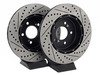 ES#3046853 - 000505ECS02KT5 - Performance Front & Rear Brake Service Kit - Featuring front and rear ECS 2-piece semi-floating cross drilled and slotted rotors and ECS EP24 Enthusiast Performance pads - Assembled By ECS - BMW