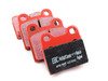 ES#520199 - DP3105C - Rear RedStuff Performance Brake Pad Set - A high performance street pad, featuring Kevlar technology - EBC - BMW Porsche