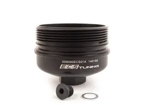  Billet Aluminum Oil Filter Housing - Black Anodized