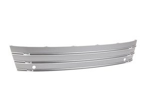 ES#2832189 - 4G8807287M1RR - Front License Plate Filler - Platinum Grey - Clean up the look of your front end - Genuine Volkswagen Audi - Audi