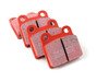ES#520199 - DP3105C - Rear RedStuff Performance Brake Pad Set - A high performance street pad, featuring Kevlar technology - EBC - BMW Porsche