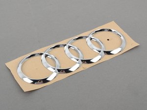ES#2741053 - 8U08537422ZZ - Rear Audi Rings Emblem - Chrome
 - Replace your missing or damaged rings - Genuine Volkswagen Audi - Audi
