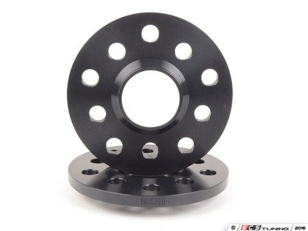 ES#2731314 - 2055571ASW - DR Series Wheel Spacers (Black) - 10mm (Pair) - Version 1 - Fine tune your stance and improve handling - H&R - Audi Volkswagen