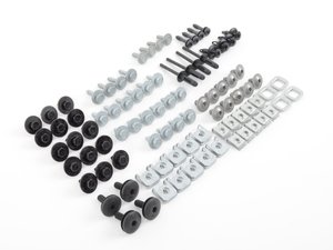 ES#3101324 - 51112410006 - Front bumper hardware kit  - Includes all the hardware for mounting the front bumper - Genuine BMW - BMW