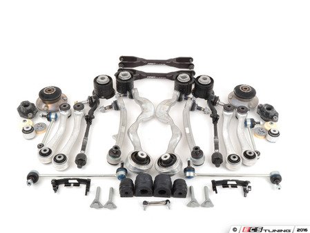 ES#2986841 - 31102283576UKT1 - Front And Rear Suspension Refresh Kit - Level 3 - Total front and rear suspension rebuild kit utilizing M3 front and rear control arms with bushings and subframe bushings - with high quality aftermarket components - Assembled By ECS - BMW
