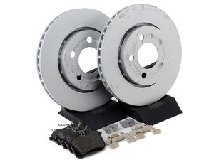 ES#2970564 - JZW698601BC - Economy Rear Brake Service Kit (256x22) - Featuring genuine rotors and pads - Genuine Volkswagen Audi - Volkswagen