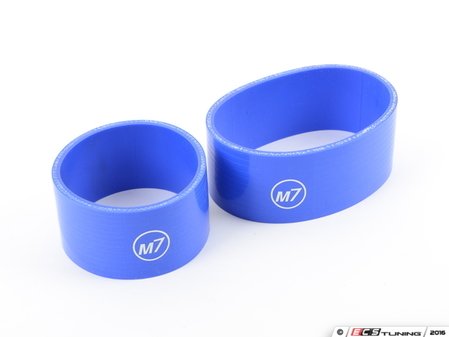 ES#3088929 - 53-3M7406 - Silicone Intercooler Boots - Blue  - Replace your dull, black, dry-rotted intercooler boots with a new set of M7 100% silicone replacements - M7 Speed - MINI