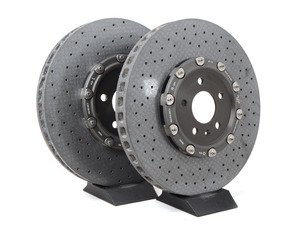 ES#2561427 - 420615301GKT - Front Ceramic Brake Rotors - Pair (380x38) - Restore the stopping power in your vehicle - Genuine Volkswagen Audi - Audi