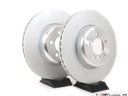 ES#3096320 -  34106797606ktKT - Front Brake Rotors - Pair (370x30) - Factory Direct Replacement (370x30) - Genuine BMW - BMW