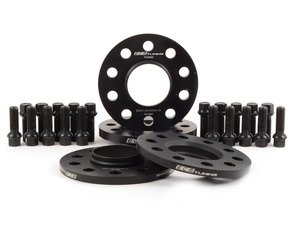 ES#3138548 - 003462ECS01KT -  Wheel Spacer Flush Fit Kit - Black Bolts - Aggressive - Includes spacers & Black bolts to obtain a flush look on your OE 19" 'Peeler' style wheels - ECS - Audi
