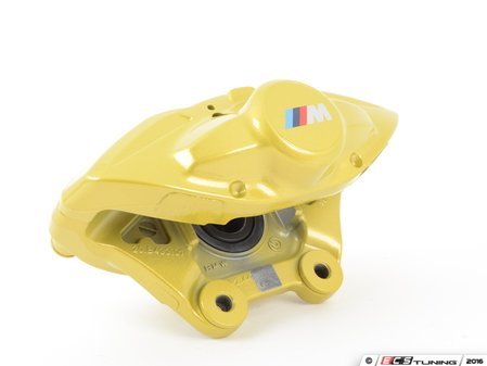 ES#2590067 - 34206855481 - Yellow BMW M Performance Rear Caliper - Left - Stop fast and look great doing it - Genuine BMW M Performance - BMW