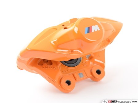 ES#2590069 - 34206855485 - Orange BMW M Performance Rear Caliper - Left - Stop fast and look great doing it - Genuine BMW M Performance - BMW