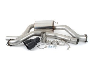 ES#3010362 - SSXVW316 - 3" Cat-Back Exhaust System - Non-Resonated - Get that Exhaust tone you've been looking for! Featuring black tips. - Milltek Sport - Volkswagen
