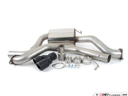 ES#3010362 - SSXVW316 - 3" Cat-Back Exhaust System - Non-Resonated - Get that Exhaust tone you've been looking for! Featuring black tips. - Milltek Sport - Volkswagen