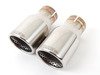 ES#2827619 - SSXAU504 - Cat-Back Exhaust System - Non-Resonated - 2.5" stainless steel with twin 76.2mm polished tips - Milltek Sport - Audi