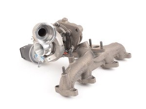 ES#2561758 - 038253014QXCOKT - Remanufactured Turbocharger - Includes exhaust manifold, price includes refundable $200 core charge - Genuine Volkswagen Audi - Volkswagen