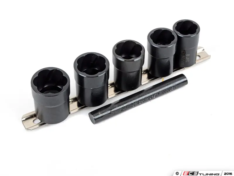 LTI Tools Twist Extractor Socket Set for BMW Wheel Locks 2