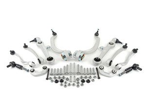 ES#3076090 - a001kit -  Complete Front Control Arm Kit - Includes all front control arms and hardware - plus tie rod ends and sway bar end links! - Hamburg Tech - Audi Volkswagen