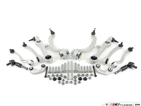 ES#3076090 - a001kit -  Complete Front Control Arm Kit - Includes all front control arms and hardware - plus tie rod ends and sway bar end links! - Hamburg Tech - Audi Volkswagen