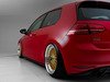 ES#2695694 - 010-21STGMK5 - 18" Style 010 Wheels - Staggered Set Of Four - (NO LONGER AVAILABLE) - 18"x8" ET33 /18"x9" ET30 5x112 - Gold/Machined Lip - Alzor - 