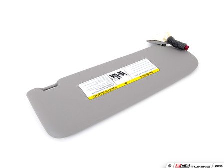 ES#2138322 - 51167248859 - Sun Visor with Label - Left - Everest Gray - Genuine BMW - BMW