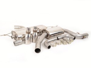 ES#2828137 - SSXVW115 - MK6 GTI 2.0T 2.75" Cat-Back Exhaust System - Resonated - Get that Exhaust tone you've been looking for! Features 2.75" construction with 3.5" "Jet" style tips. - Milltek Sport - Volkswagen
