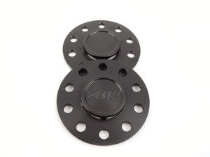 ES#3006333 - TWHF8005J08BLACK - 7.5mm Wheel Spacers with Integrated Hub Extenders - Black (Pair) - Lightweight wheel spacers with a machined tab for easy removal - designed to work with the M3/M4's notched wheel hubs! - Turner Motorsport - BMW