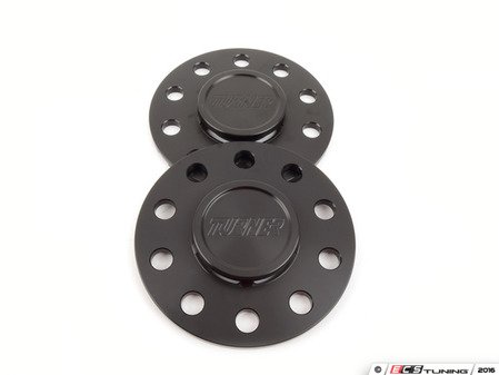 ES#3006333 - TWHF8005J08BLACK - 7.5mm Wheel Spacers with Integrated Hub Extenders - Black (Pair) - Lightweight wheel spacers with a machined tab for easy removal - designed to work with the M3/M4's notched wheel hubs! - Turner Motorsport - BMW