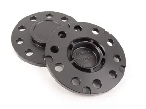 10mm Wheel Spacers with Integrated Hub Extenders - Black (Pair)
