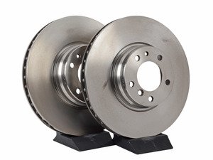 ES#3096750 - 34116757756zKT - Front Brake Rotors - Pair (334x32) - Factory braking performance. - Zimmermann - BMW