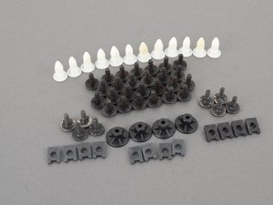 ES#2959933 - n103546021KT - Front Fender Liner Hardware Kit - Complete kit to secure one front fender liner - Genuine Volkswagen Audi - Volkswagen
