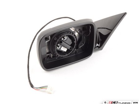 ES#84330 - 51167890467 - Exterior Mirror - Left - Glanzschwarz/Gloss Black. Mirror assembly that does not include glass or cap - Genuine BMW - BMW