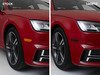 ES#3141518 - 020232ECS01 - Front Bumper Reflector Film Set - Gunsmoke  - Pre-cut Lamin-X film to cover both orange reflectors on the front bumper cover - ECS - Audi