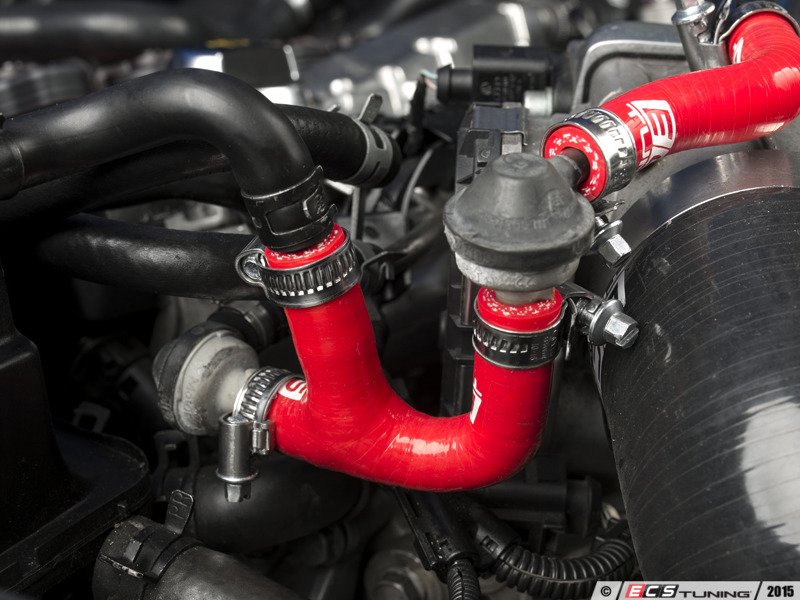 ECS 010377ECS0102 Silicone Vacuum Hose Kit Red