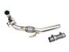ES#3142883 - HS13GF7DPC - 3" Stainless Steel Downpipe With High-Flow Catalytic Converter - A great way to add power through the entire RPM range - Invidia - Volkswagen