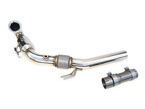 ES#3142883 - HS13GF7DPC - 3" Stainless Steel Downpipe With High-Flow Catalytic Converter - A great way to add power through the entire RPM range - Invidia - Volkswagen
