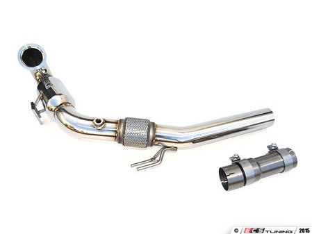 ES#3142883 - HS13GF7DPC - 3" Stainless Steel Downpipe With High-Flow Catalytic Converter - A great way to add power through the entire RPM range - Invidia - Volkswagen